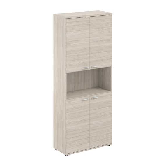 Шкаф высокий с нишей 4-х дв., з. ст HDF Микс MX.803 780х356х1935