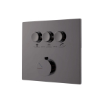 Душевой комплект Vincea Inspire VSFW-431I2RGM встраиваемый, вороненая сталь