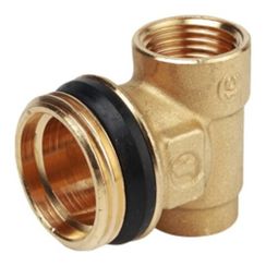 Элемент коллектора Giacomini концевой, 3/4 x 1/2 x 3/8, R591DY004