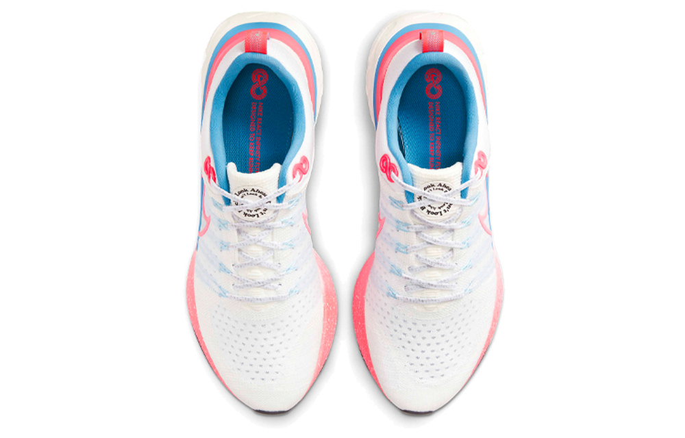 Nike React Infinity Run Flyknit 2 Sail Racer Pink