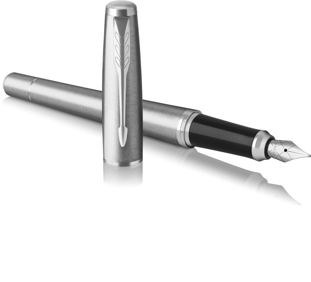 Перьевая ручка Parker Urban Core, Metro Metallic CT, F309, перо: F/M, цвет чернил: blue, в подарочной упаковке.