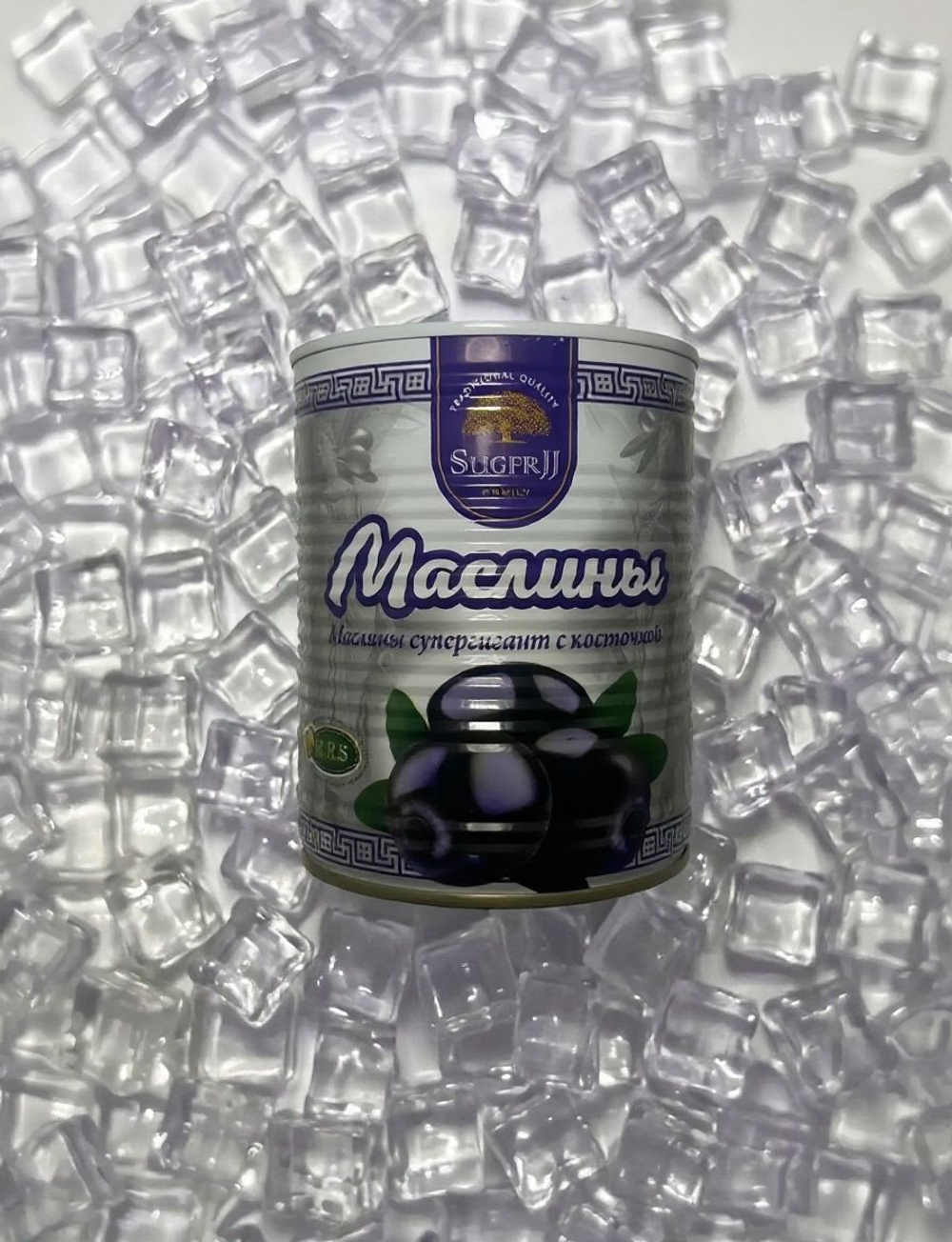 Маслины Супергигант с косточкой 825 гр