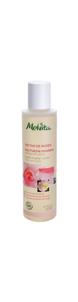 Melvita освежающая мицеллярная жидкость для лица и области вокруг глаз Nectar de Roses
