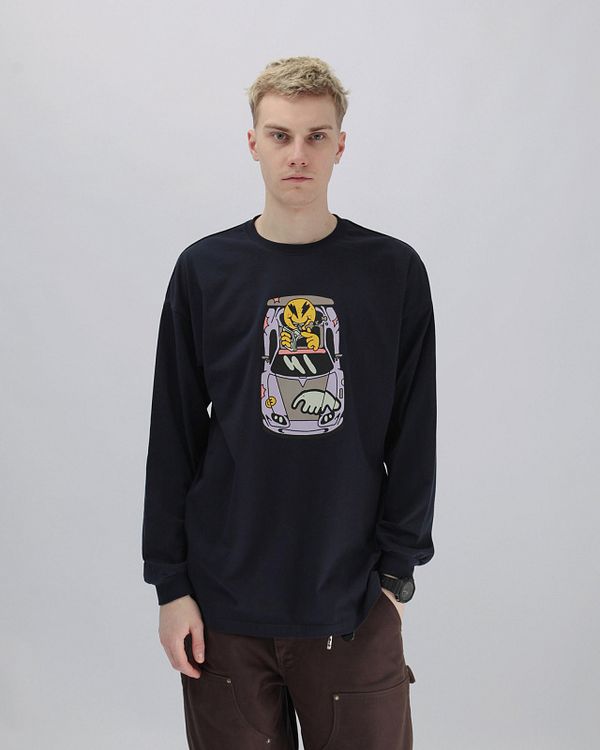 Лонгслив Car by Vanya Fomin Черный - фото 1