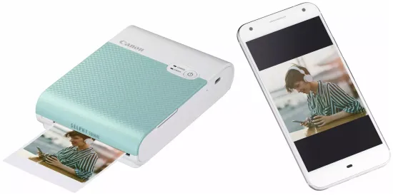 Принтер сублимационный Canon Selphy SQUARE QX10, цветн, меньше A6, зеленый