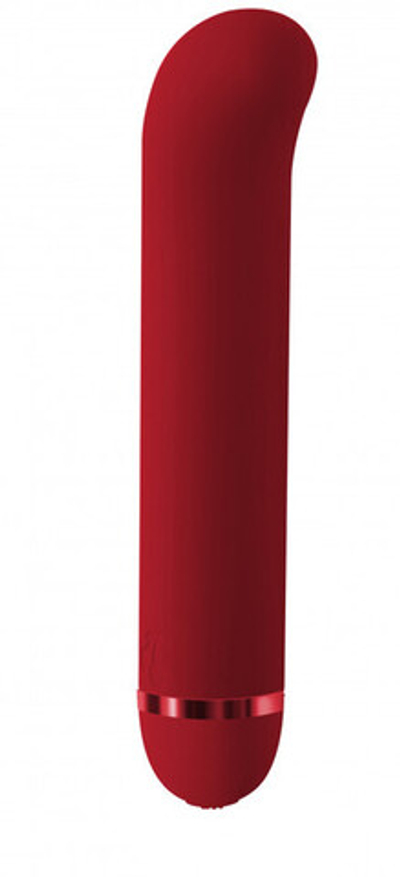 Изогнутый вибратор для G-стимуляции Fantasy Nessie (20 режимов) (Цвет: вишневый)