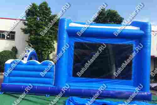 Коммерческий надувной батут "Стройка" 8*7*5 м