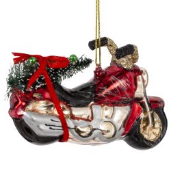 GAEM Украшение новогоднее "Мотоцикл", L12 W3 H7 см