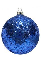 Шар пластиковый Серпантин, 150 мм., 1 шт., синий, ПромЕлка (ШИПЛС-150Blue)