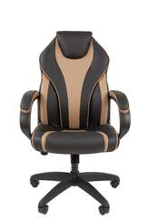 Офисное кресло Chairman 299 Россия экопремиум черный/бежевый