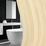 Шторка для ванной ПОЛИЭСТЕР, 180х180 см, кольца в комплекте,золотой бриллиант, PRIMILA, 700089