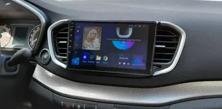 Магнитола для Lada Vesta NG 2023+ (ШГУ, рамка серебристо-черная 9) - Teyes SPRO+ на Android 10, ТОП процессор, 4-32, SIM-слот