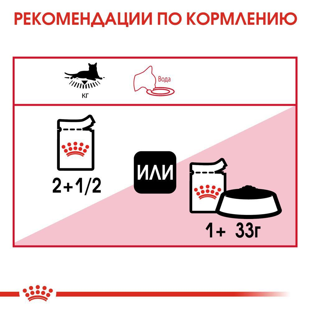 Мелкие кусочки в желе, 85г Instinctive для кошек от 1 до 7 лет Royal Canin