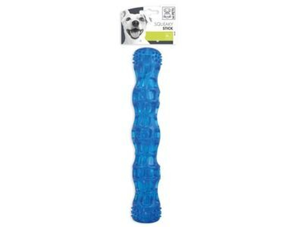 M-PETS Палка-пищалка, 27,3х 5 см, цвет голубой