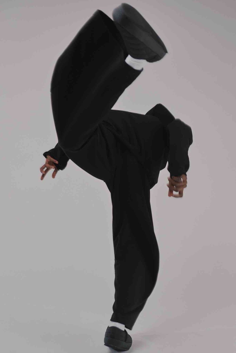 Брюки One Two Baggy Trousers Logo черные