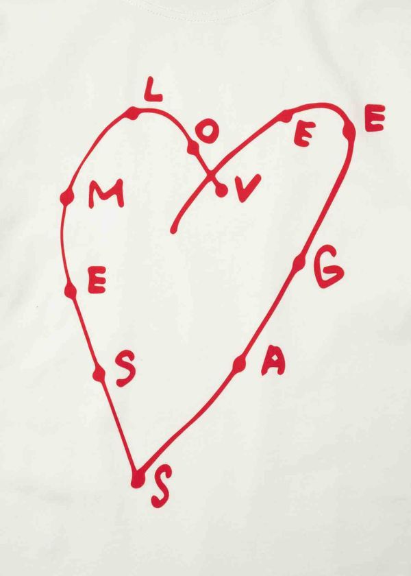 Футболка Сердце плотная мужская белая - фото 7