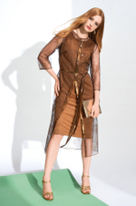 51179 Платье женское (медно-черный)