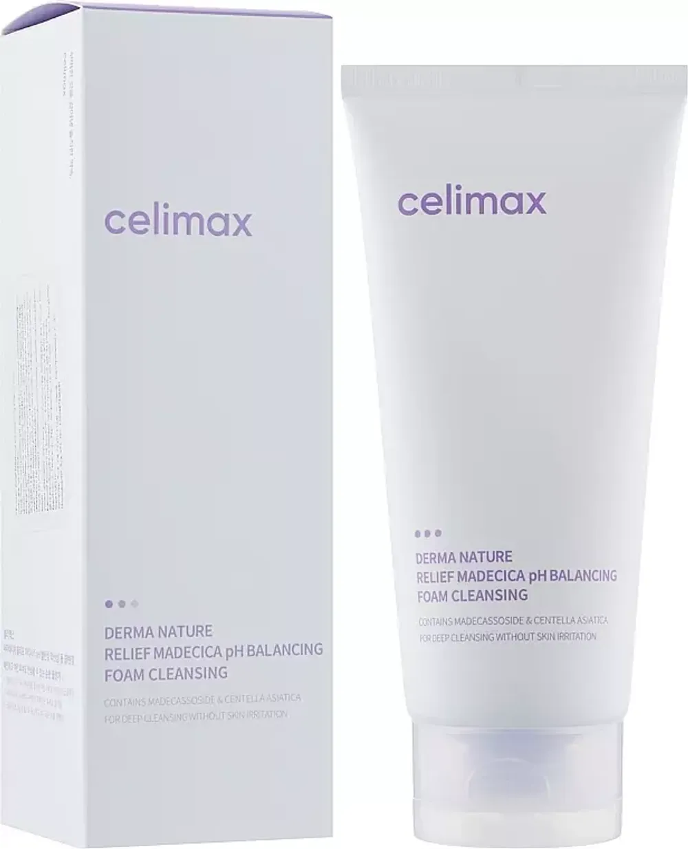CELIMAX Пенка для умывания Derma Nature Relief Madecica pH Balancing Foam Cleansing 150 мл.