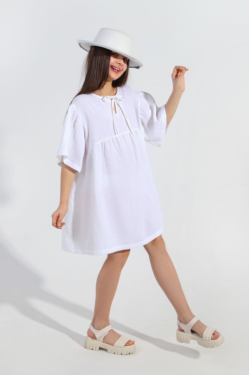 Туника для девочки Баунти-1 Виотекс БЕЛЫЙ