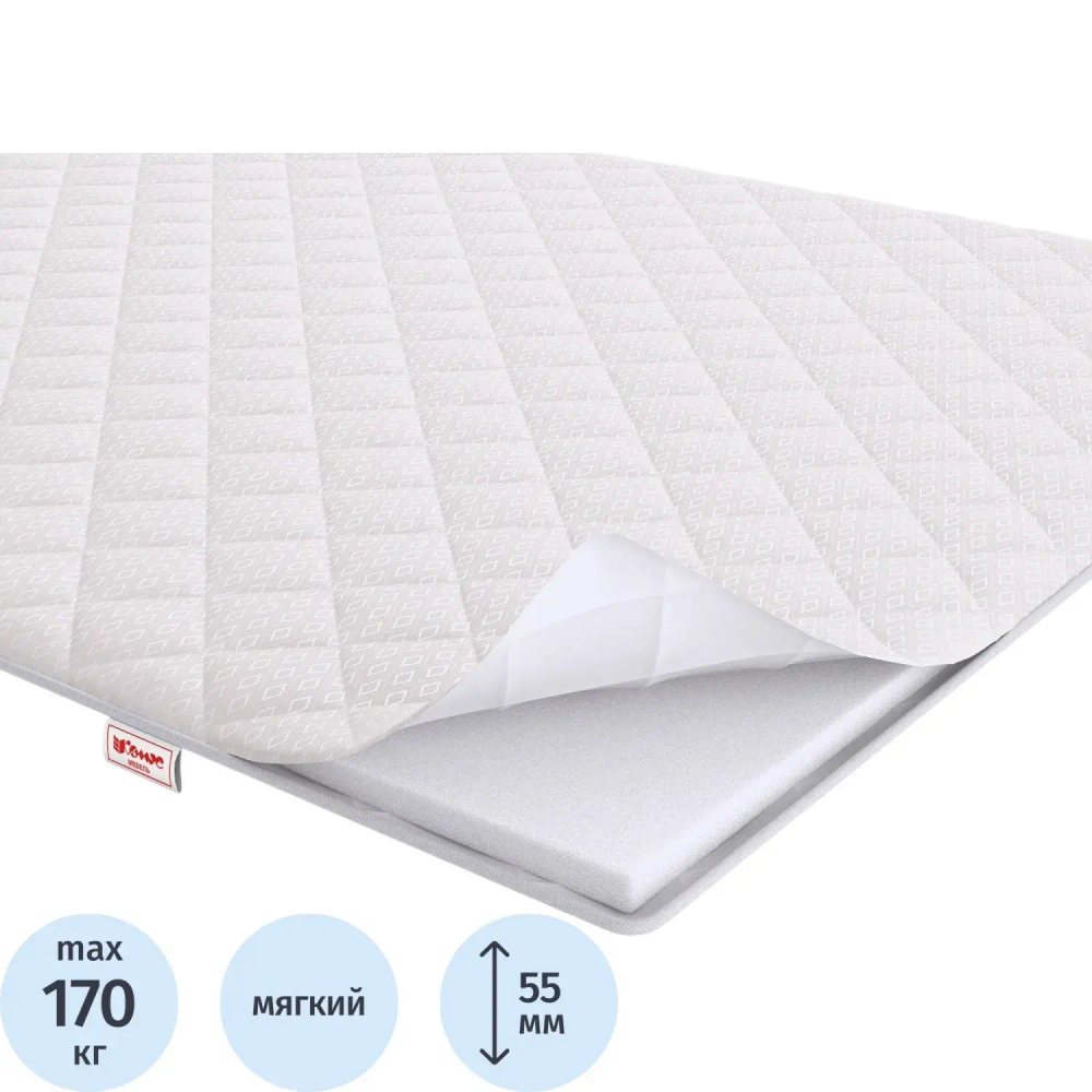 Матрас Топпер Комус Мебель SСH5 roll чехол eco 900x1900x55