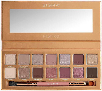 Тени для век Sigma Beauty New Mod Eyeshadow Palette с 12 оттенками