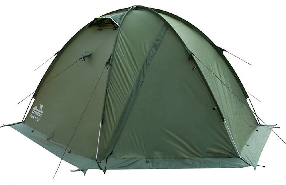 Палатка Tramp Rock 4 (V2) зеленая