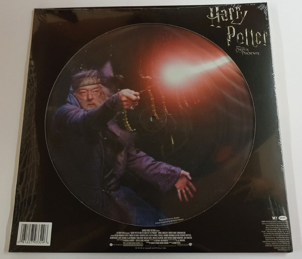 Harry Potter And The Order Of The Phoenix(Гарри Поттер и Орден Феникса саундтрек) Picture Disc LP