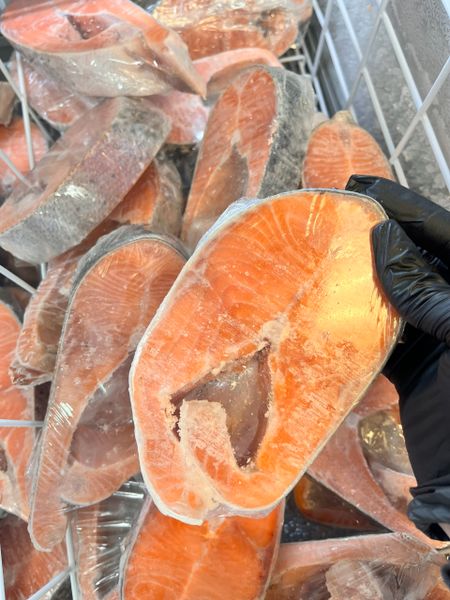 Стейк форели -1590₽/кг Свежей заморозки! Сочные и вкусные Стейк форели -1590₽/кг Свежей заморозки! Сочные и вкусные