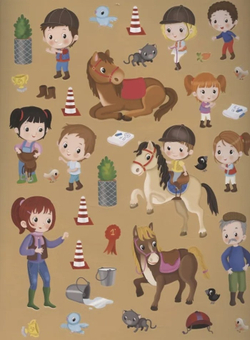 Книжка с наклейками формат А4.Грациозные лошадки. 70 наклеек., изд.: Айрис, авт.: Барсотти Э., серия.: Книжки с наклейками