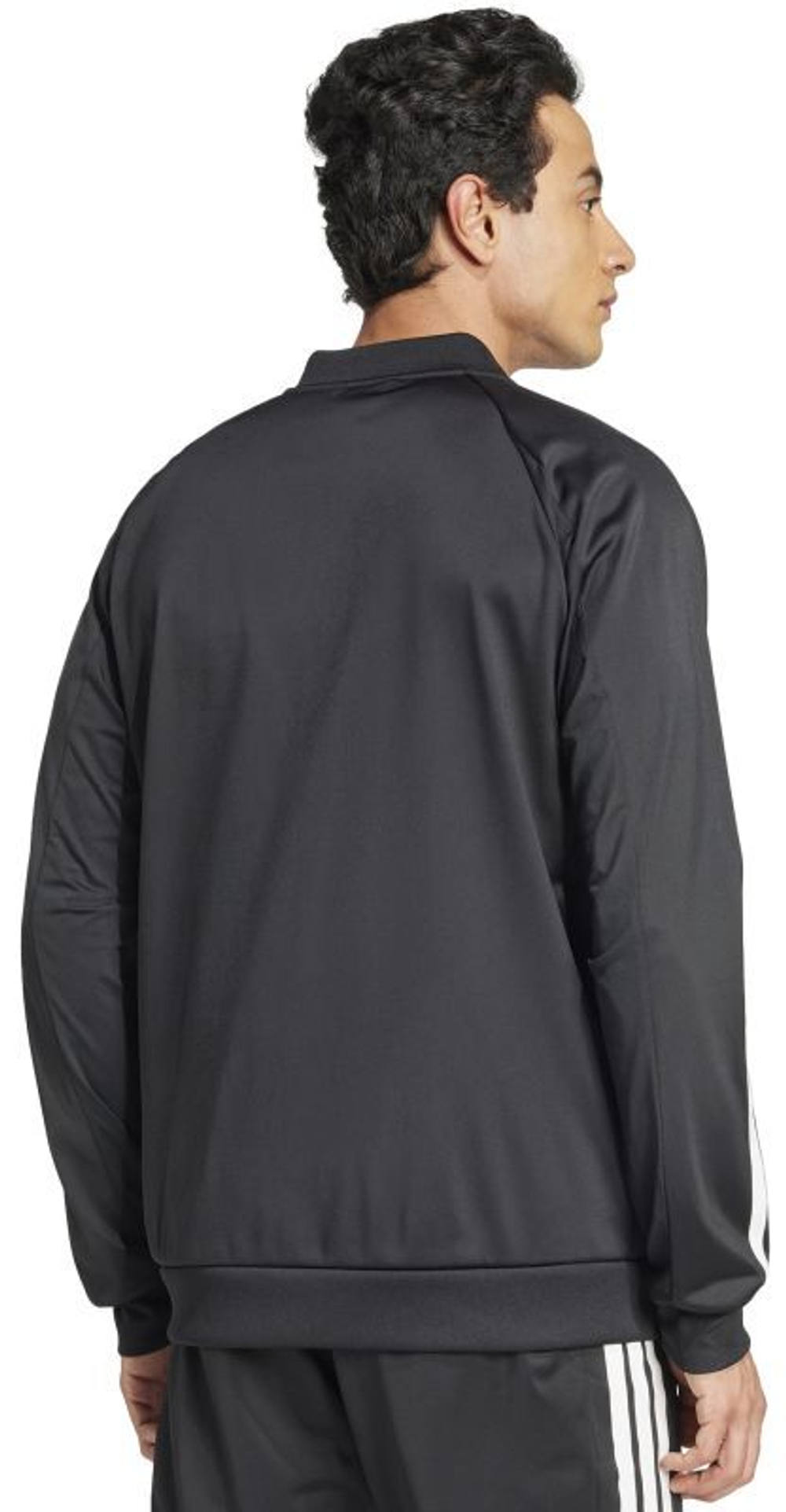 Мужская теннисная кофта Adidas 3 stripes Knit - черный