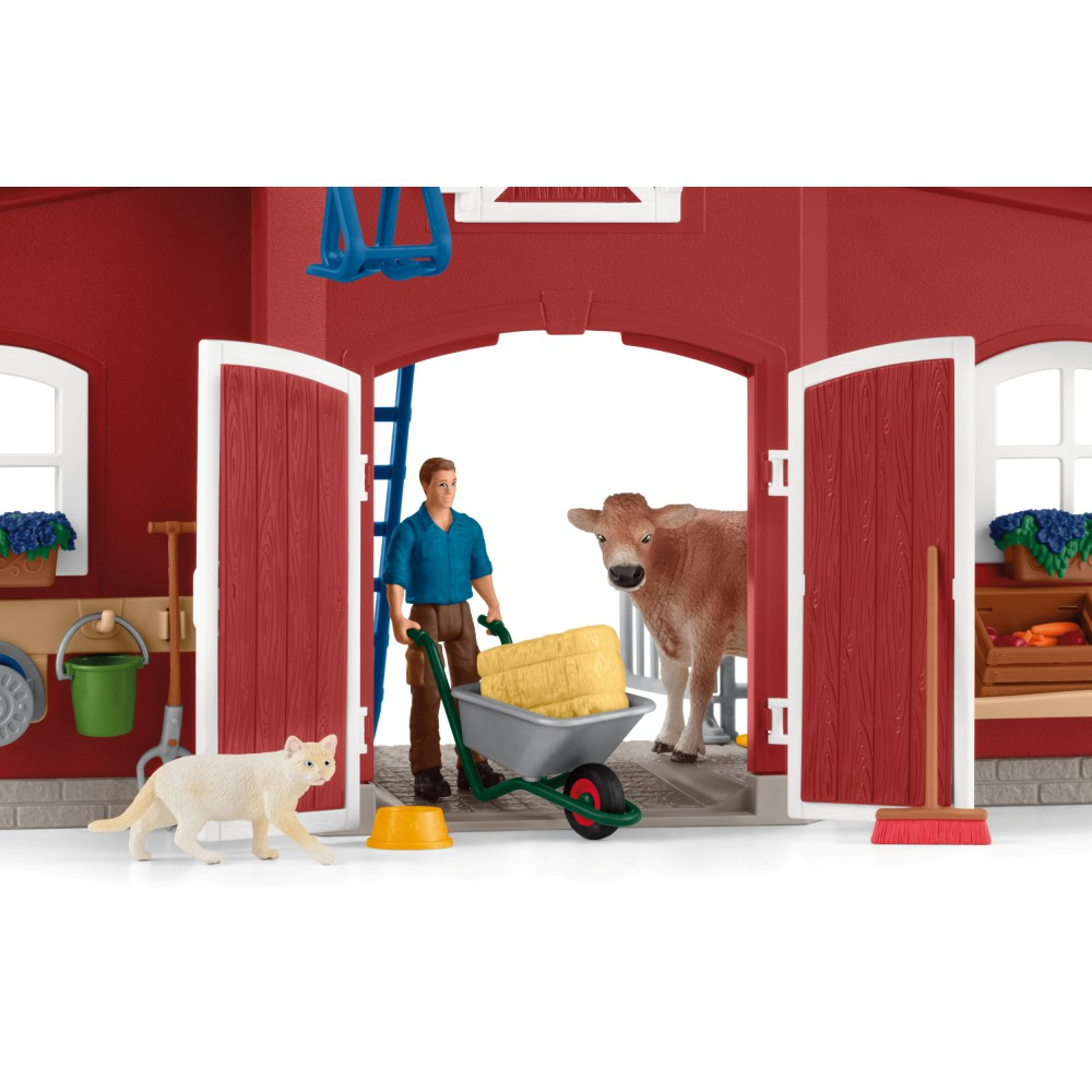 Schleich S 42606 — Большая красная ферма с животными — фото 6