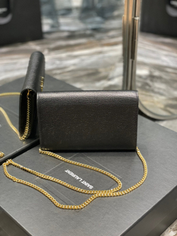 Saint Laurent Uptown Chain Wallet 19 cm