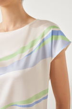 22844 Блузка женская (молочно-голубой)