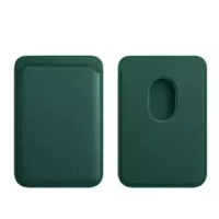 Кожаный чехол-бумажник MagSafe для iPhone Green