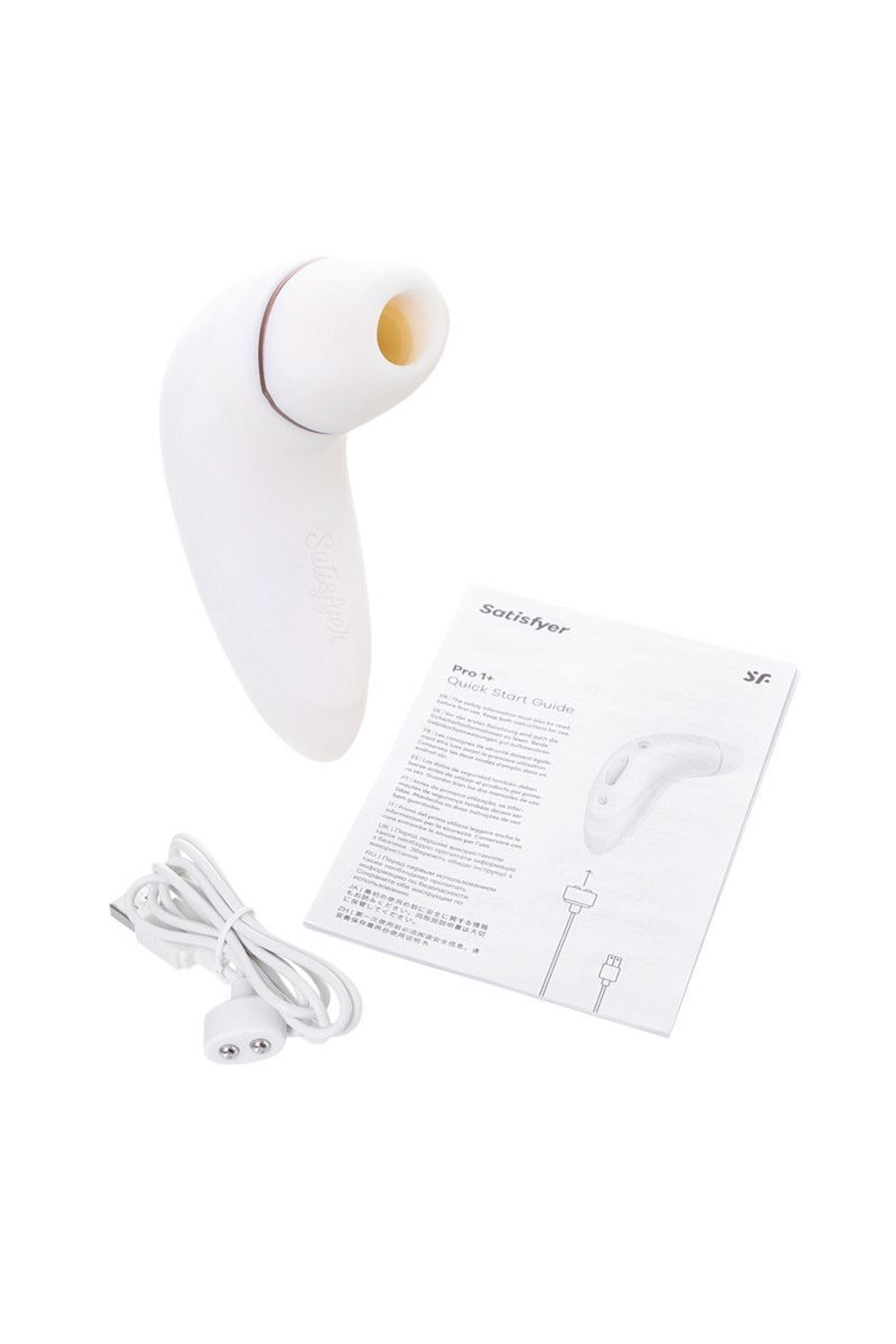 Бесконтактный вакуумно-волновой стимулятор Satisfyer Pro 1+ (Цвет: белый)