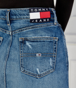 Джинсовая юбка Tommy Jeans - голубой(DW0DW18225)