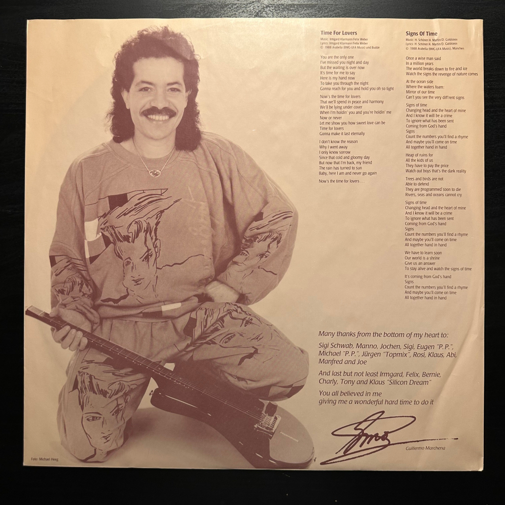 Guillermo Marchena - My Love Is A Tango (Германия 1988г.)