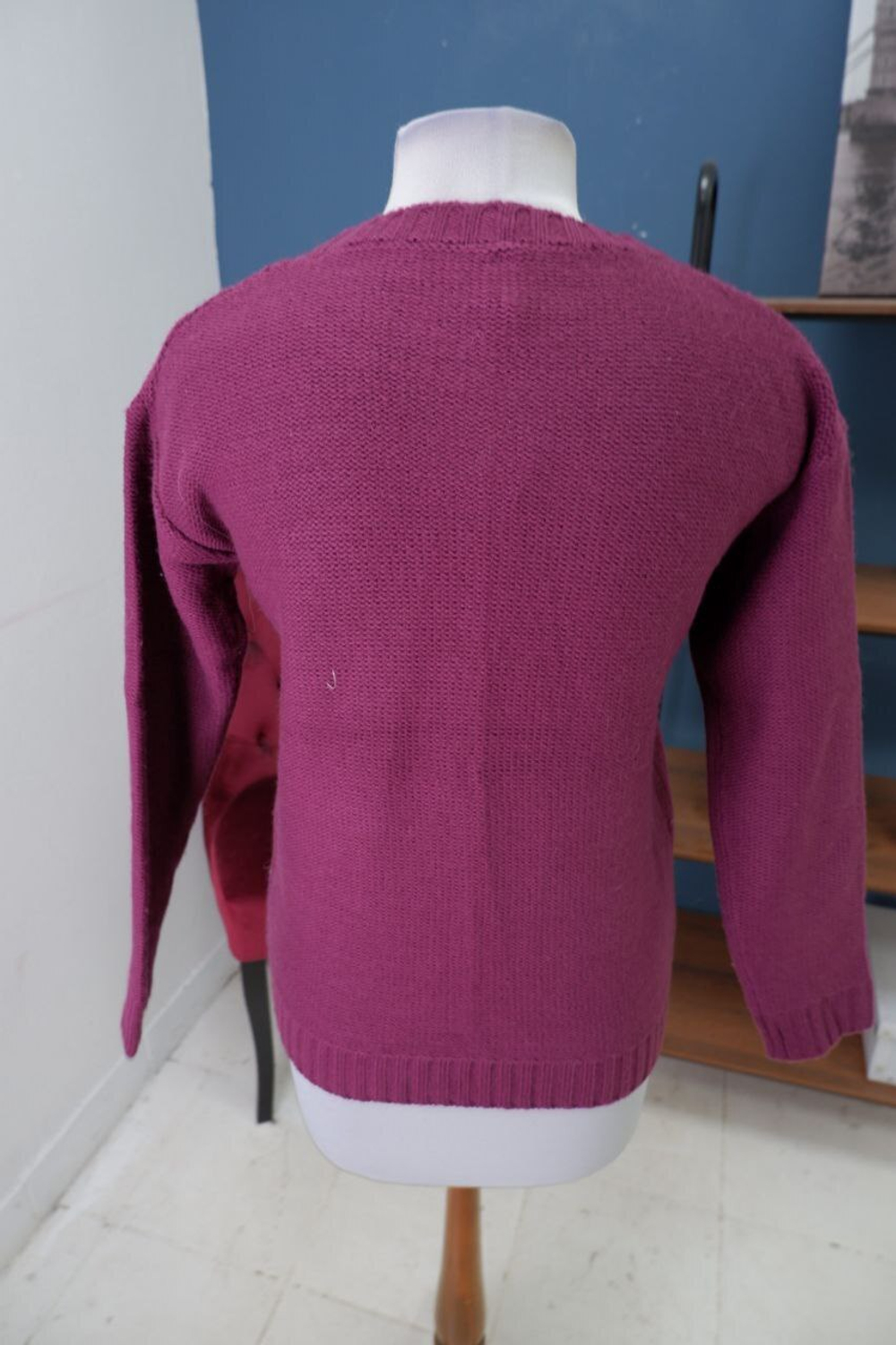 Свитер Zolla бордовый 44 размер