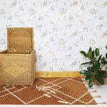 Стираемый коврик Nattiot Lässa Toffee M (135 Х 190 см), хлопок, коричневый