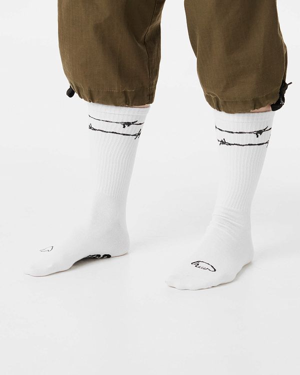 Носки Колючка белые - фото 4