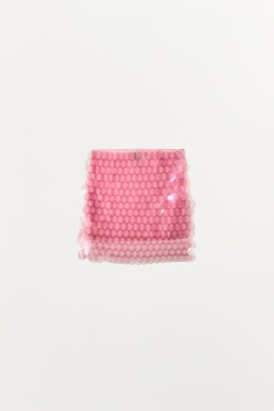 ZARA МИНИ-ЮБКА С ПАЙЕТКАМИ, РОЗОВЫЙ