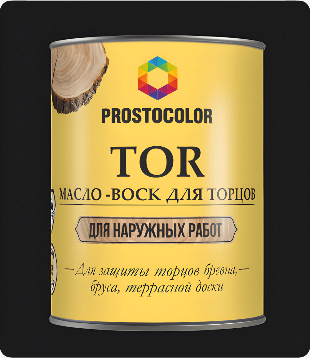 101284 Масло-воск TOR для торцов PROSTOCOLOR (бесцветный), 2,2 л