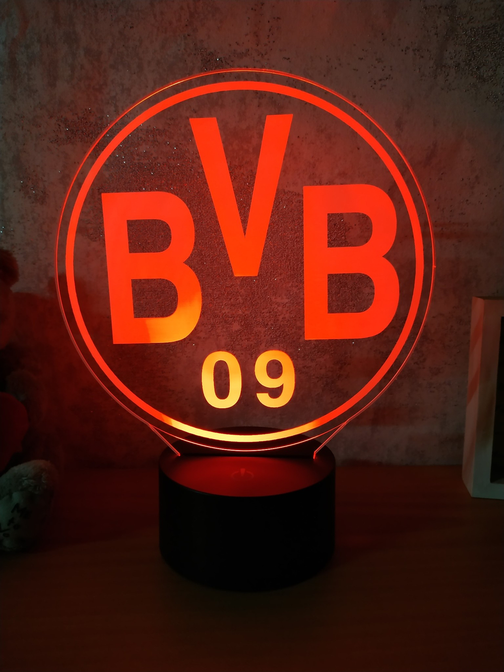 3Д-светильник "Боруссия-Дортмунд" (Borussia Dortmund )