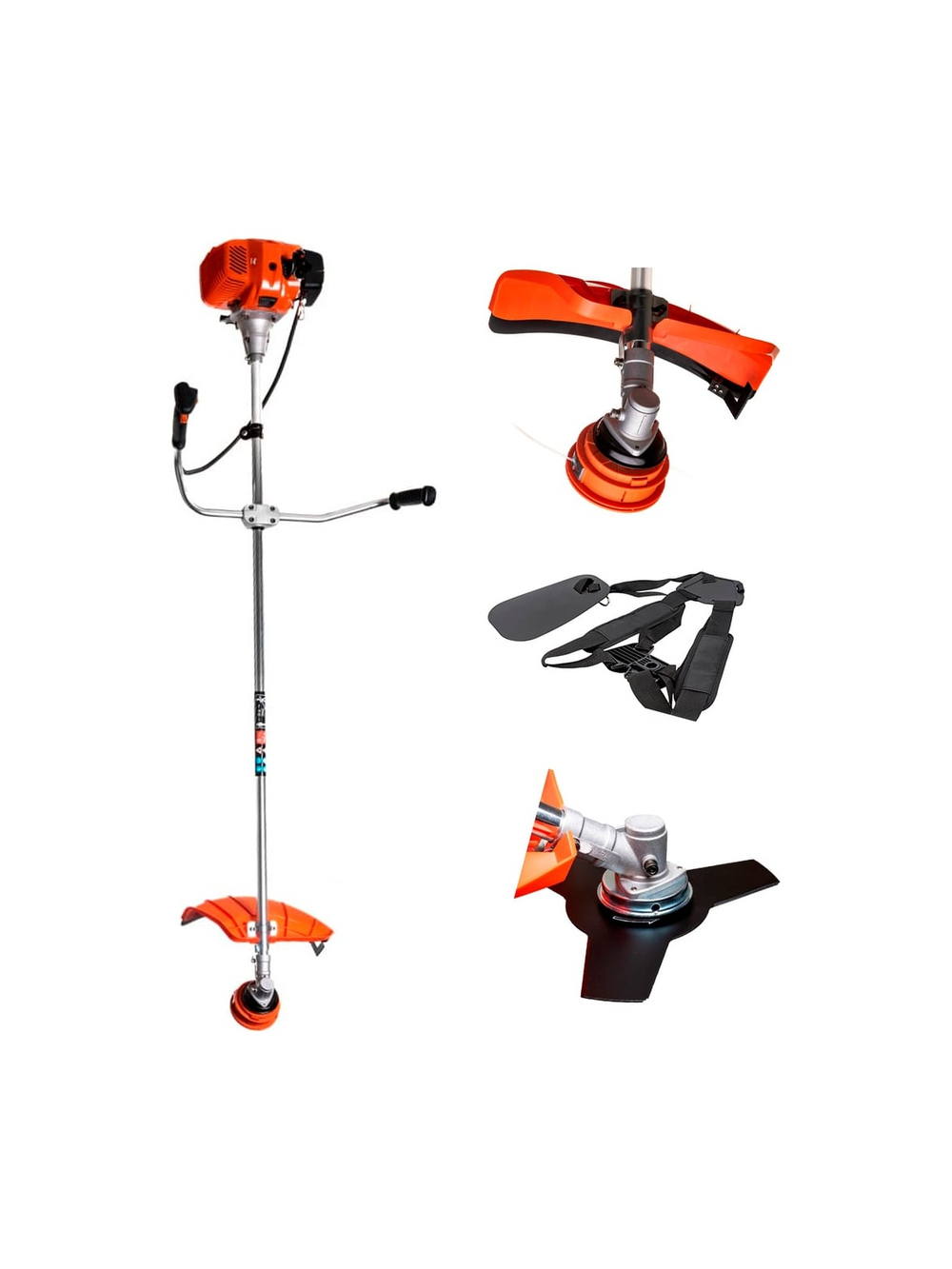 Бензиновый триммер 2,1 л.с., леска/нож, Gigant CG-KW02-520