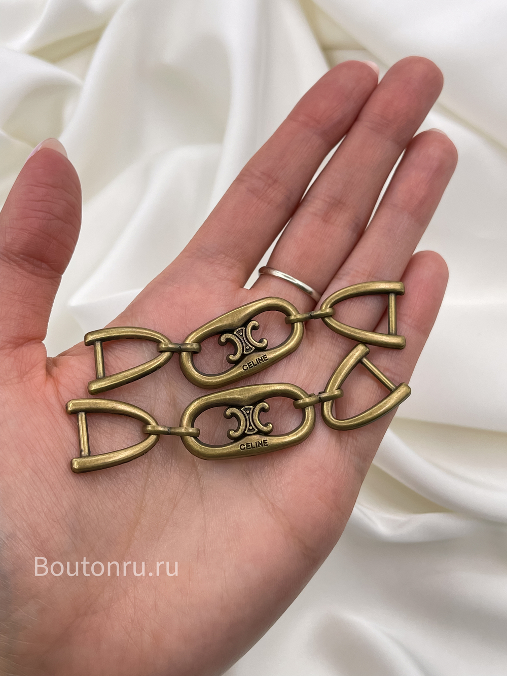 Декоративная цепочка Сел. в бронзовом металле 7 см