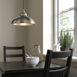 IKEA ANKARSPEL  (ИКЕА АНКАРСПЕЛ)  -  Подвесной светильник, эффект олова, 38 см