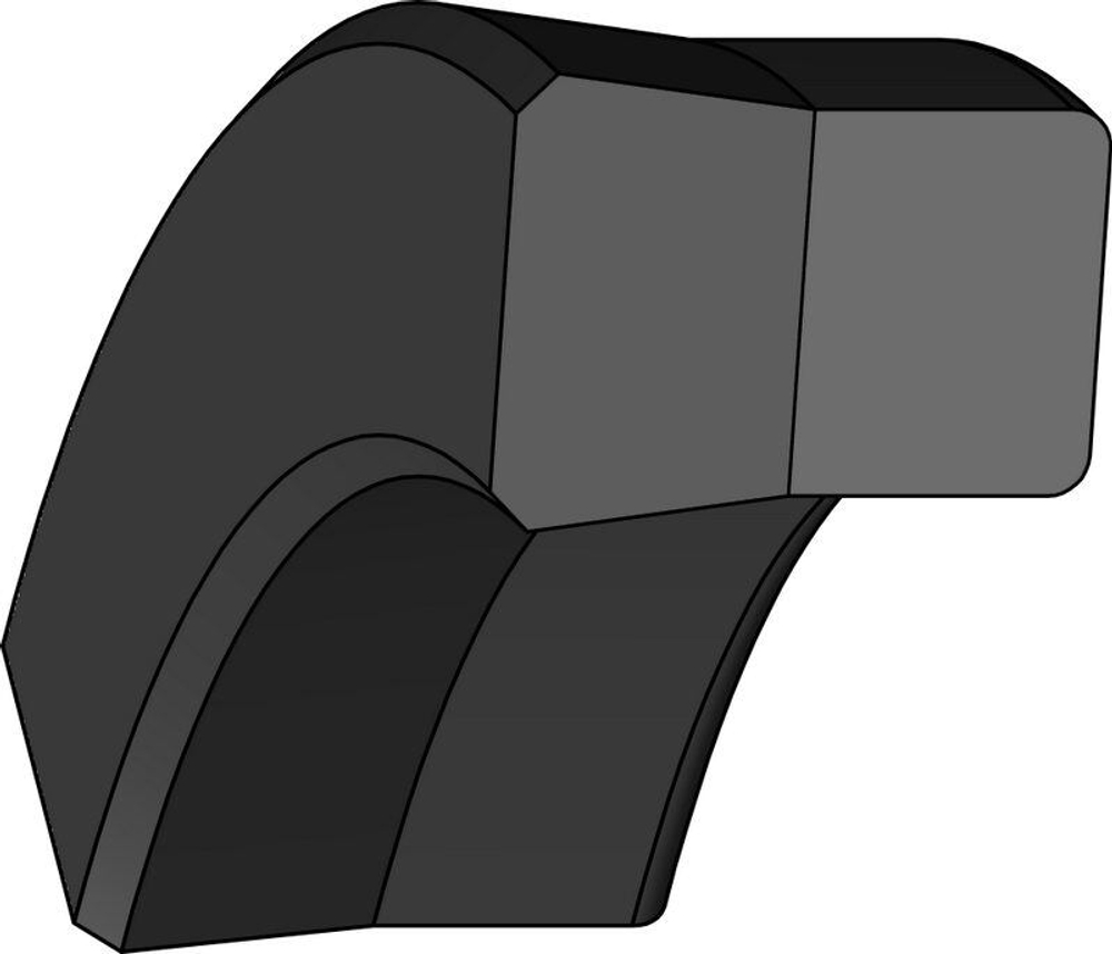 A107-030/6 Симметричное уплотнение 38-30-6,4