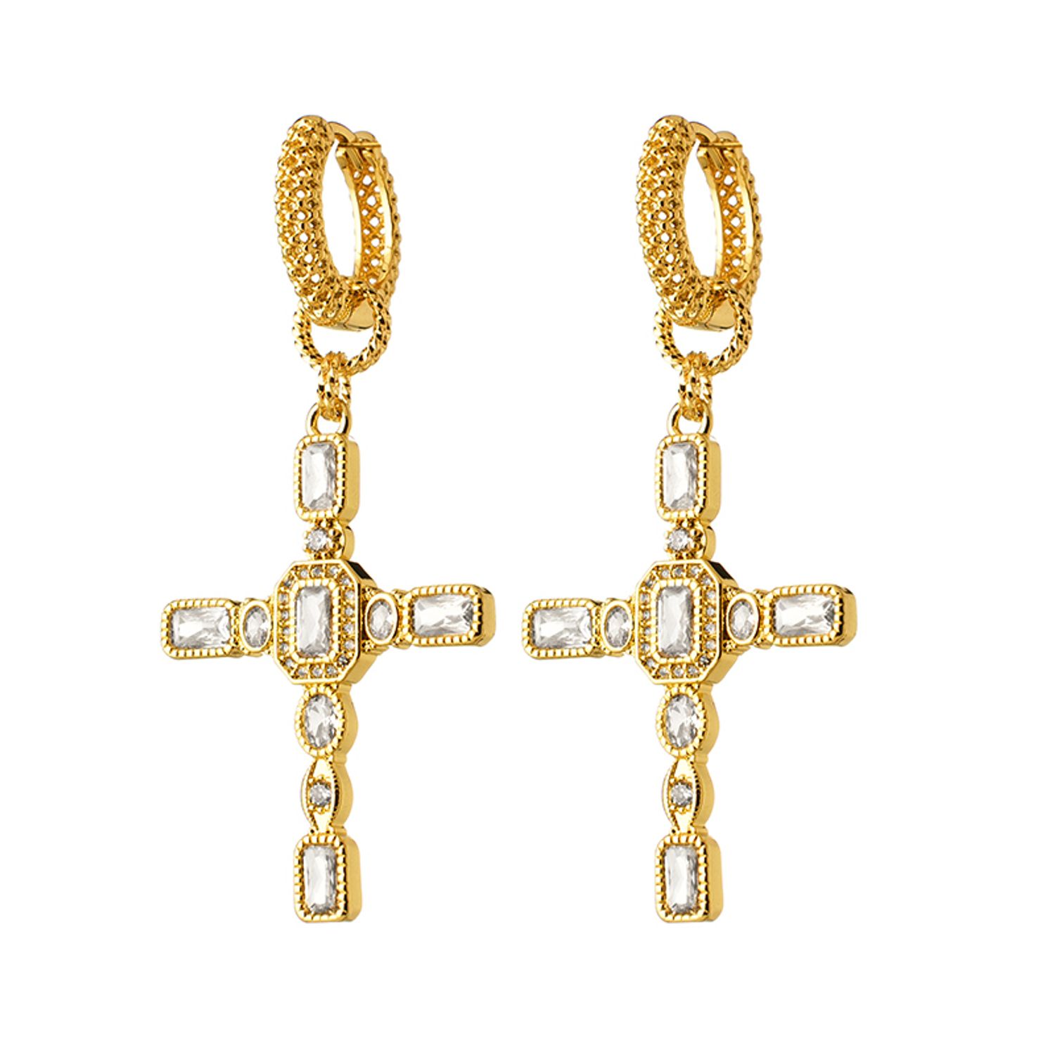 Серьги Violet GL White Earrings