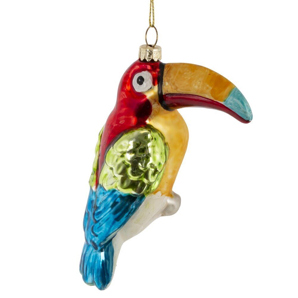 GAEM Украшение новогоднее "Птица Тукан", L7 W4 H12 см
