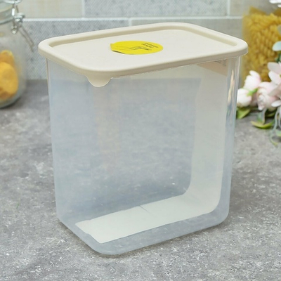 Банка для сыпучих продуктов 1,5л "Sugar&Spice Vanilla", латте